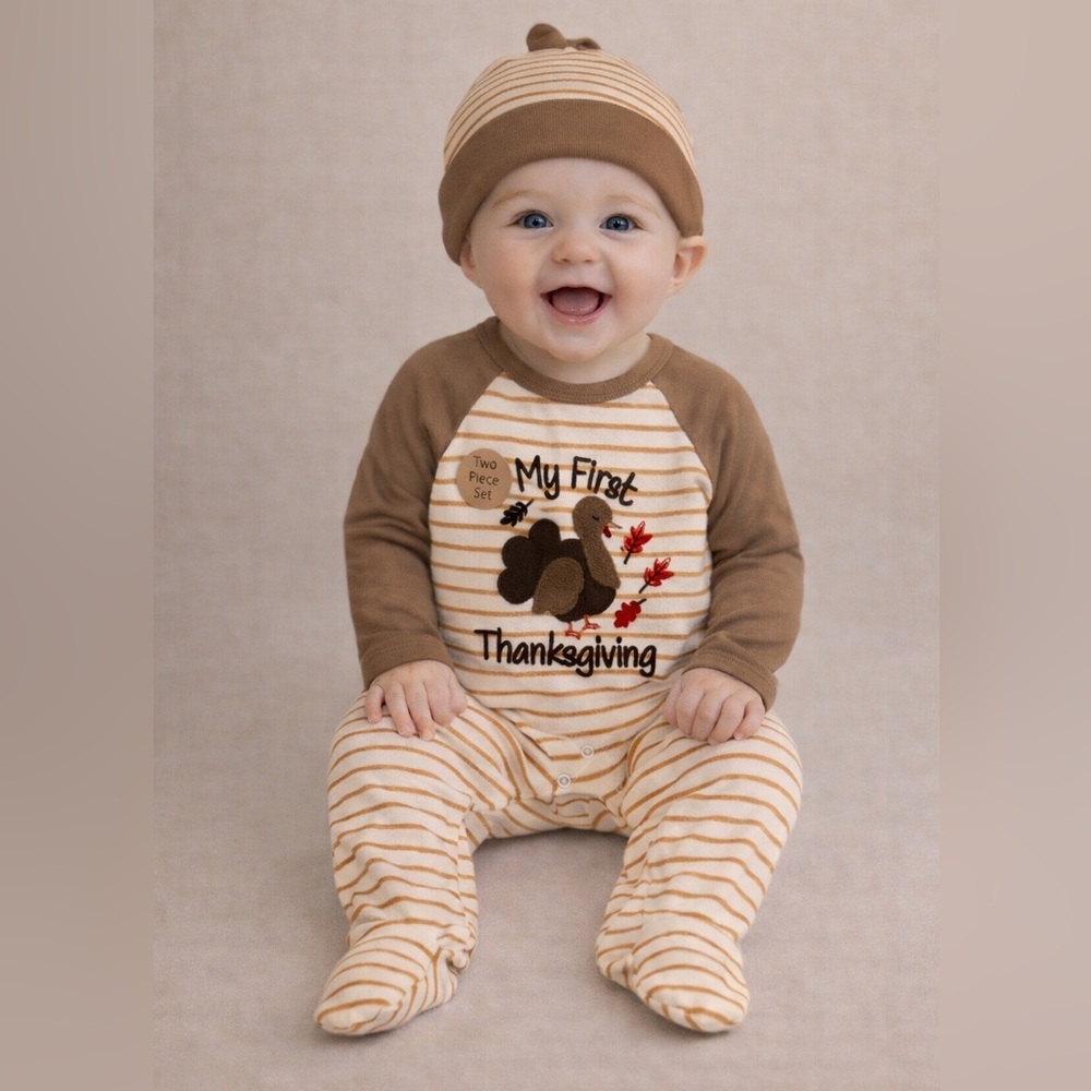 New with Tags! My First Thanksgiving Kids 2 Piece